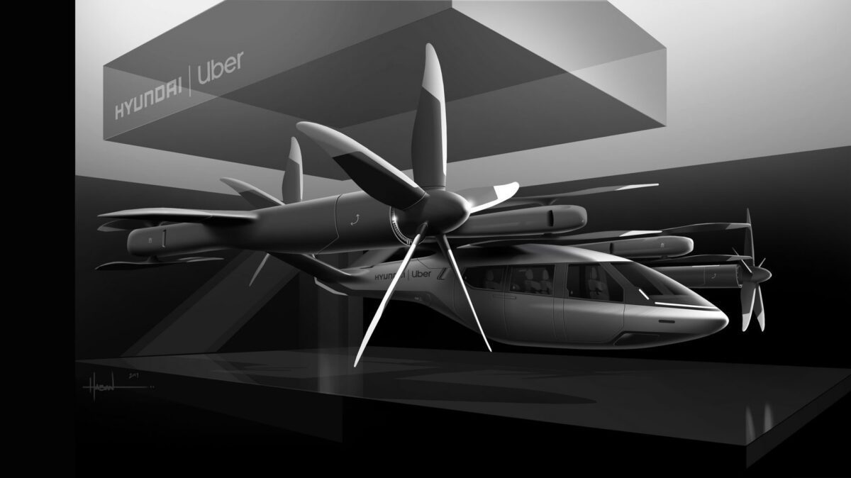 hyundai uber fly taxi