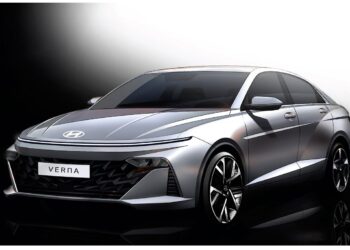 2023 ஹூண்டாய் வெர்னா காரின் படம் வெளியானது