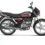 hero splendor plus black with red