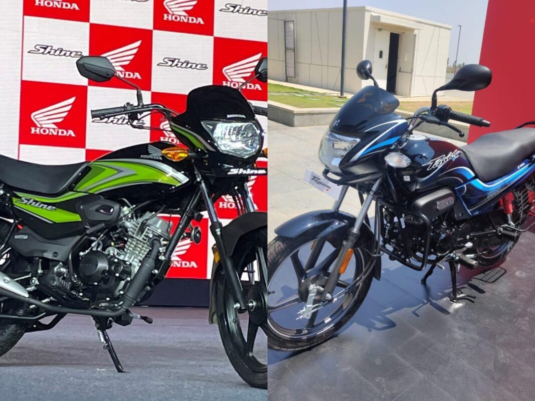 2023 hero passion plus vs Honda shine 100