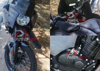 ராயல் என்ஃபீல்டு ஹிமாலயன் 450 பைக்கின் படங்கள் கசிந்தது