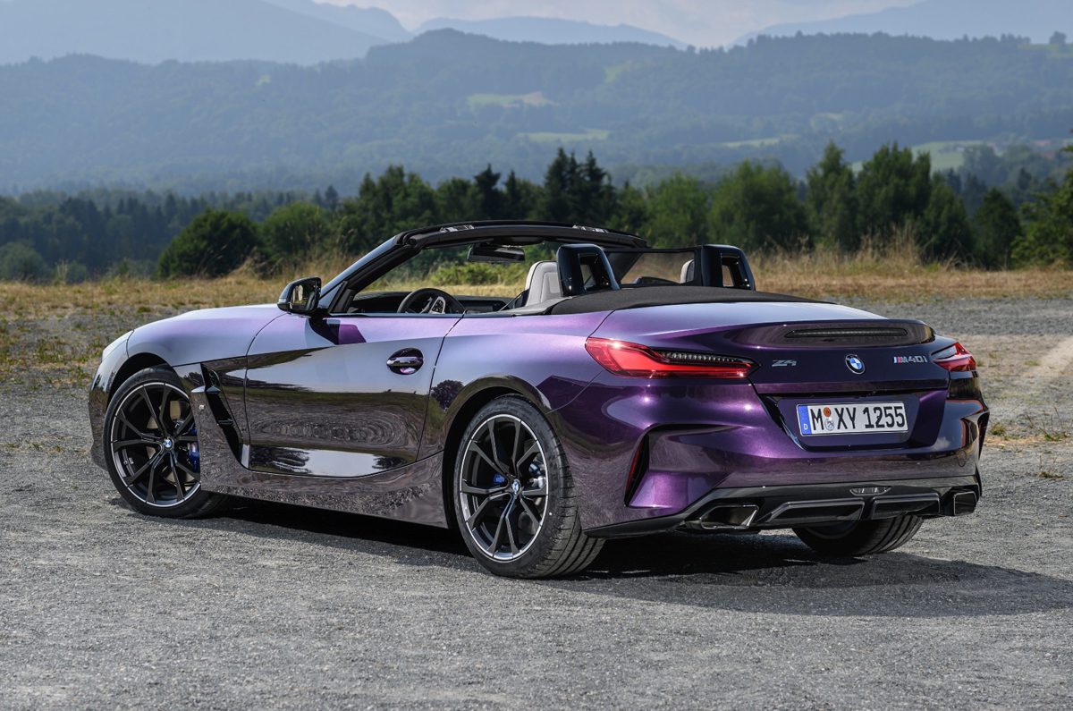 BMW Z4 facelift rear view
