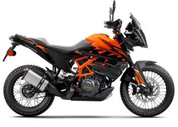 KTM 390 Adventure with spoked wheels