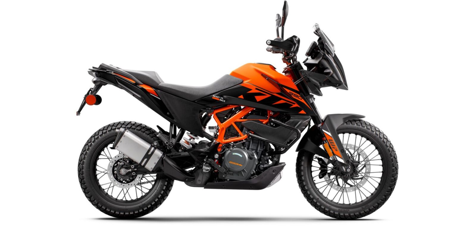 KTM 390 Adventure with spoked wheels