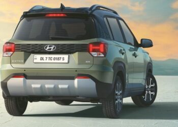 Hyundai Exter Rear view