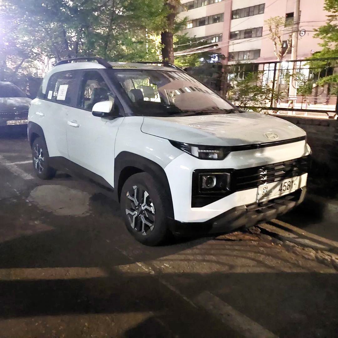 Hyundai Exter suv front leaked