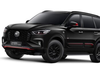 mg gloster blackstrom suv price