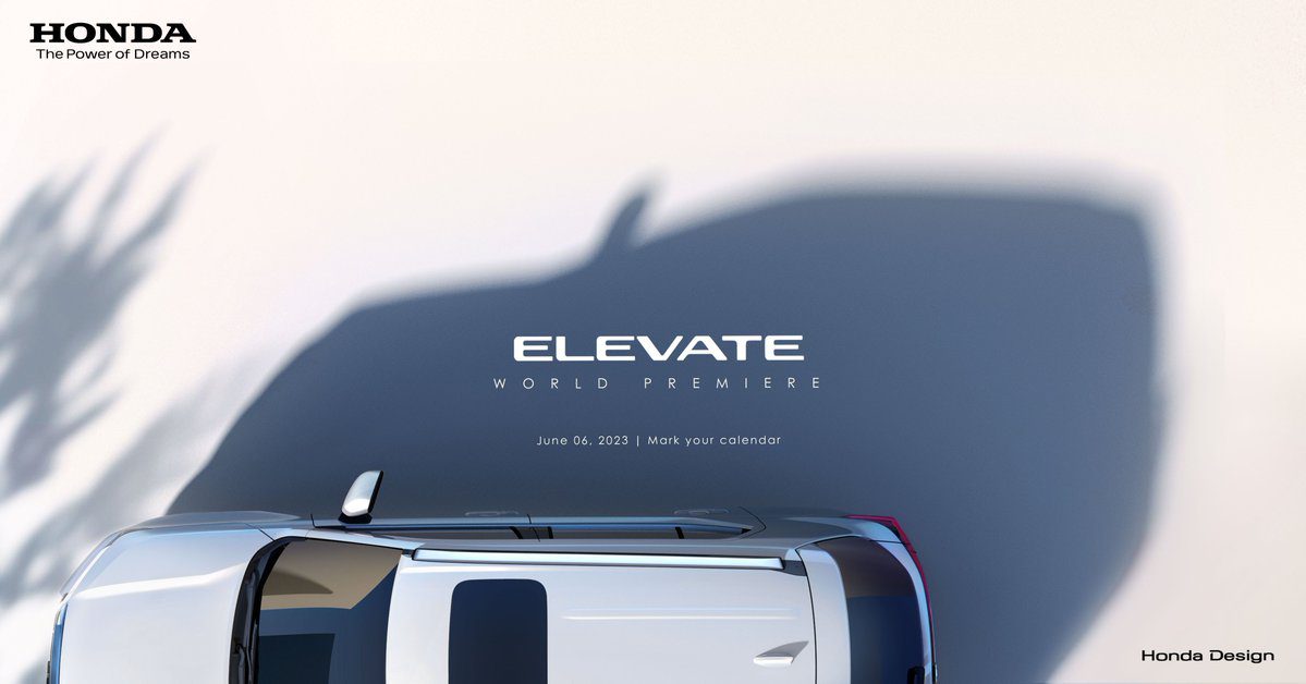 Honda Elevate SUV teaser june 6
