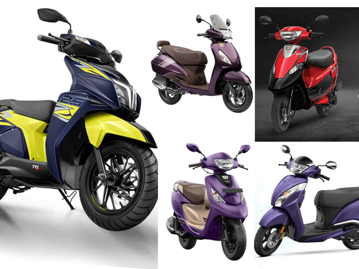 tvs motor scooter on road tamilnadu price list
