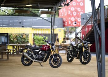 Triumph Speed 400 and Triumph Scrambler 400 X bike
