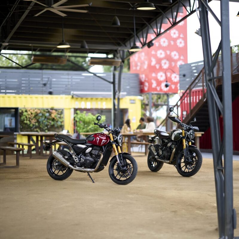 Triumph Speed 400 and Triumph Scrambler 400 X bike
