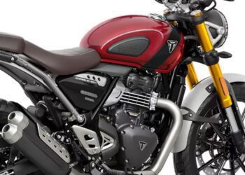 Triumph Scrambler 400 X rear