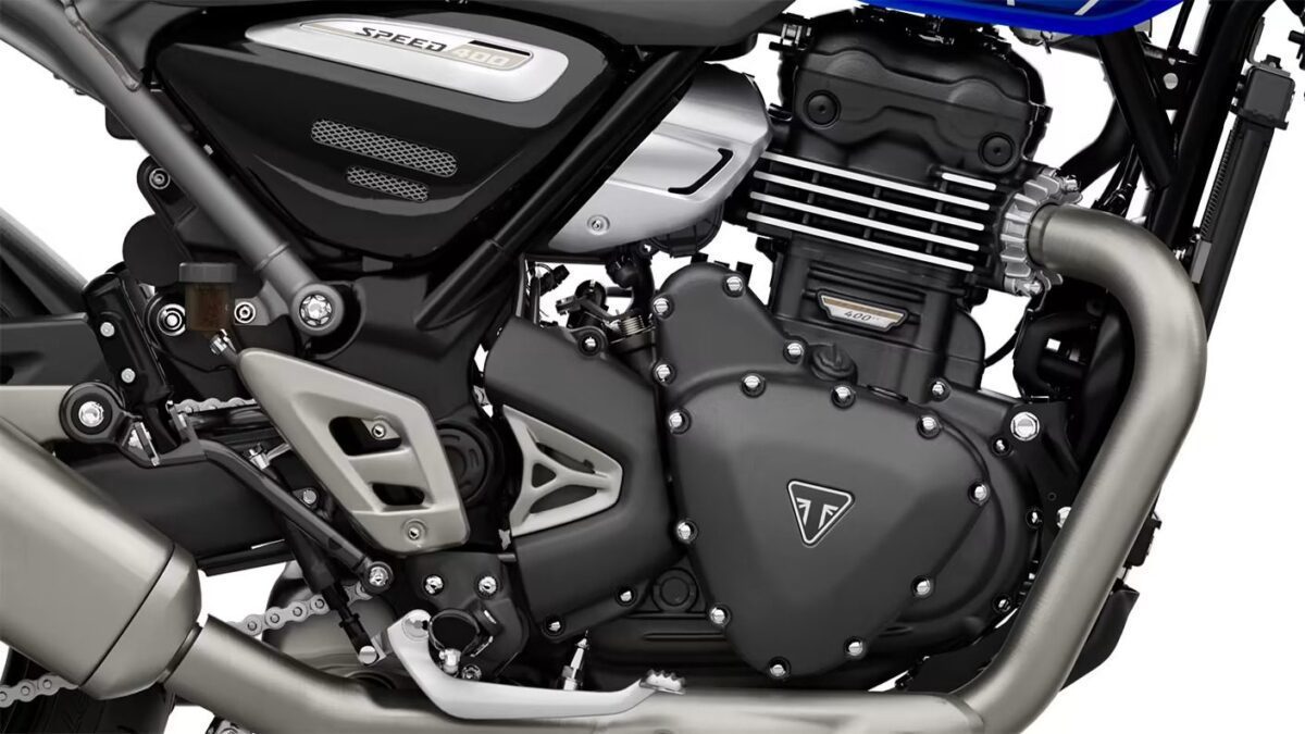 Triumph Scrambler 400x and speed 400 engine
