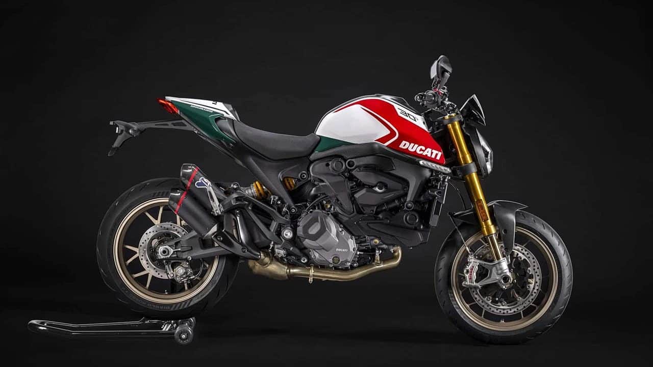 Ducati Monster 30 anniversario side view