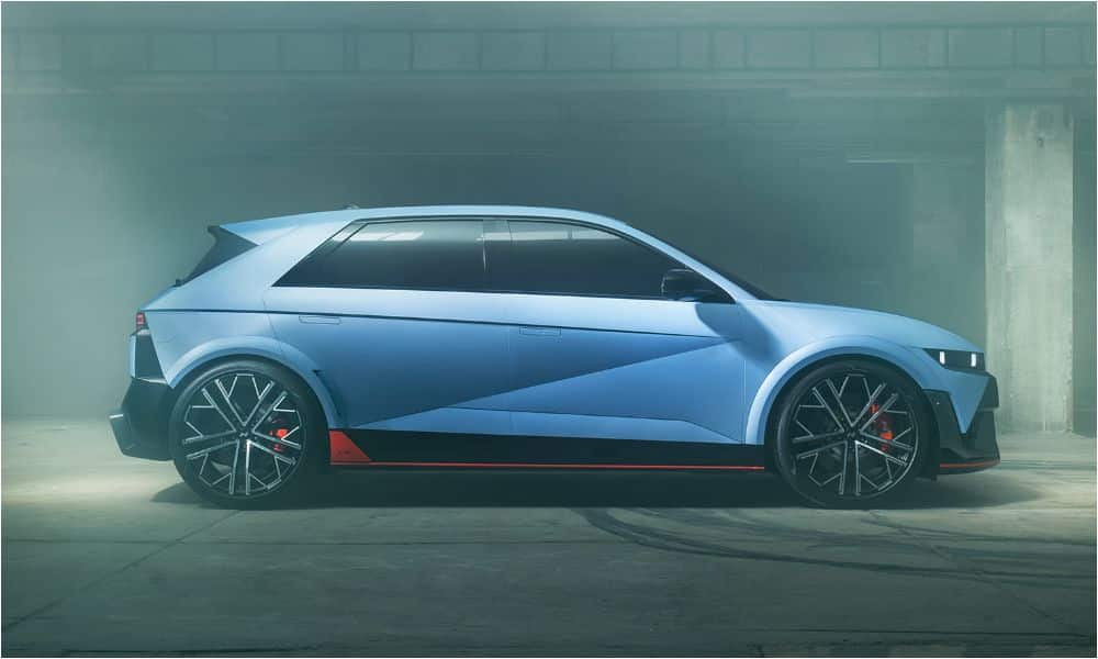 hyundai ioniq 5 n side view