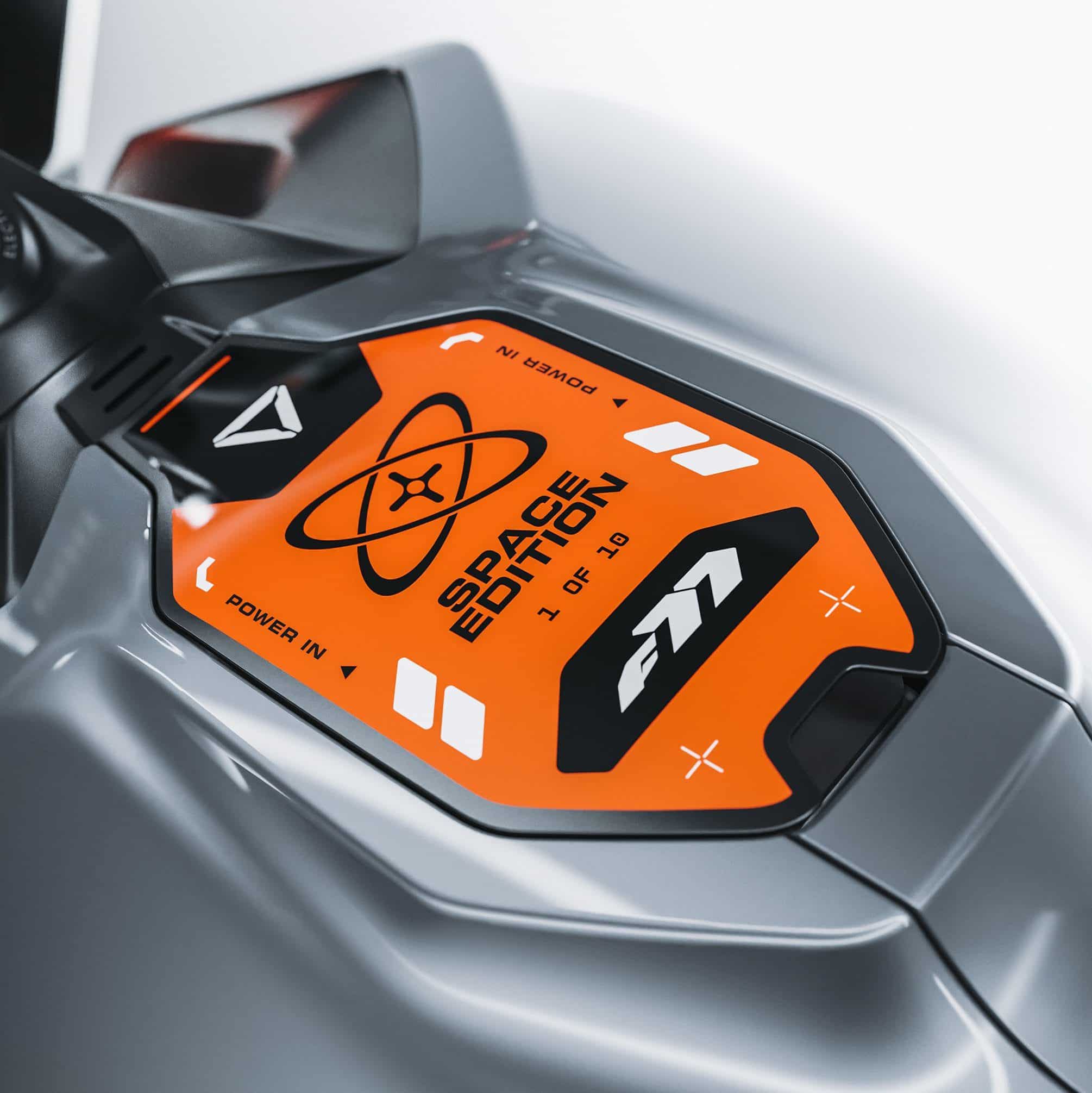 Ultraviolet F77 space edition badge
