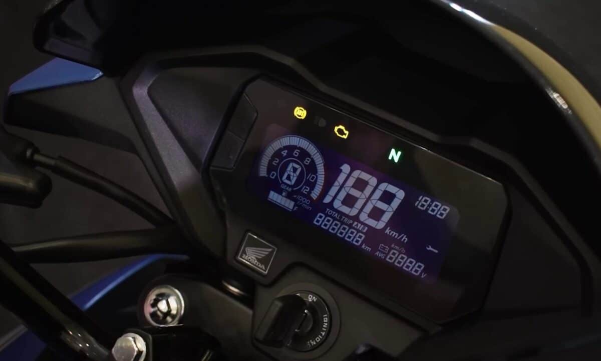 honda sp 160 digital cluster