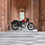 royal enfield bullet 350 bike red