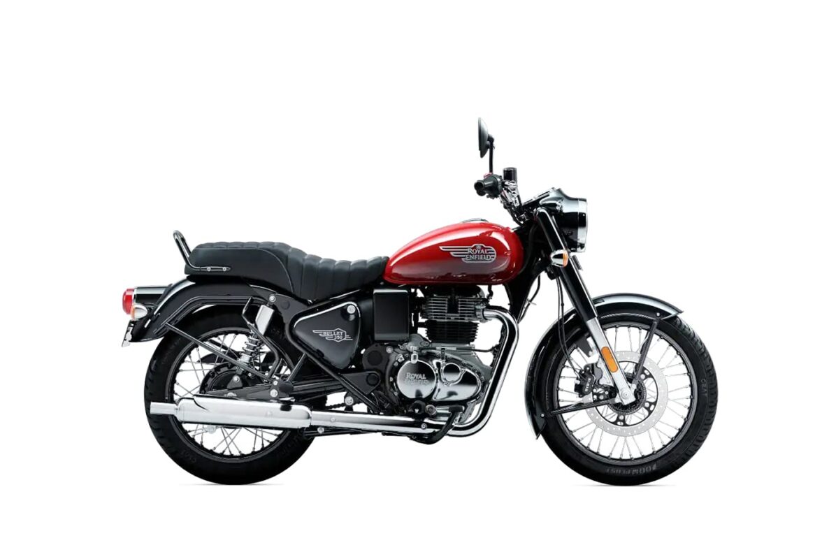 royal enfield bullet 350 military red