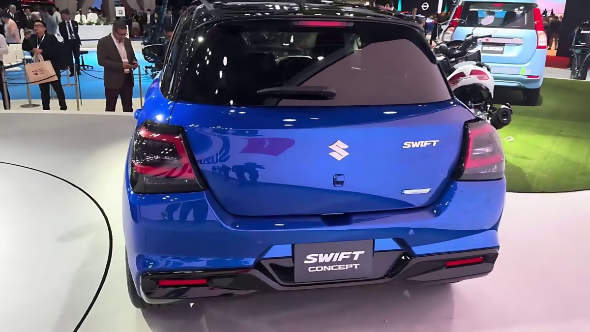 2024 maruti suzuki swift rear