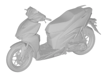 ஹீரோ ஜூம் 125 அல்லது Xude ஸ்கூட்டரின் காப்புரிமை படங்கள் வெளியானது