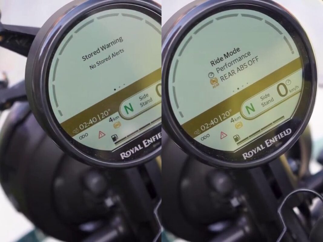 royal enfield himalayan 450 cluster