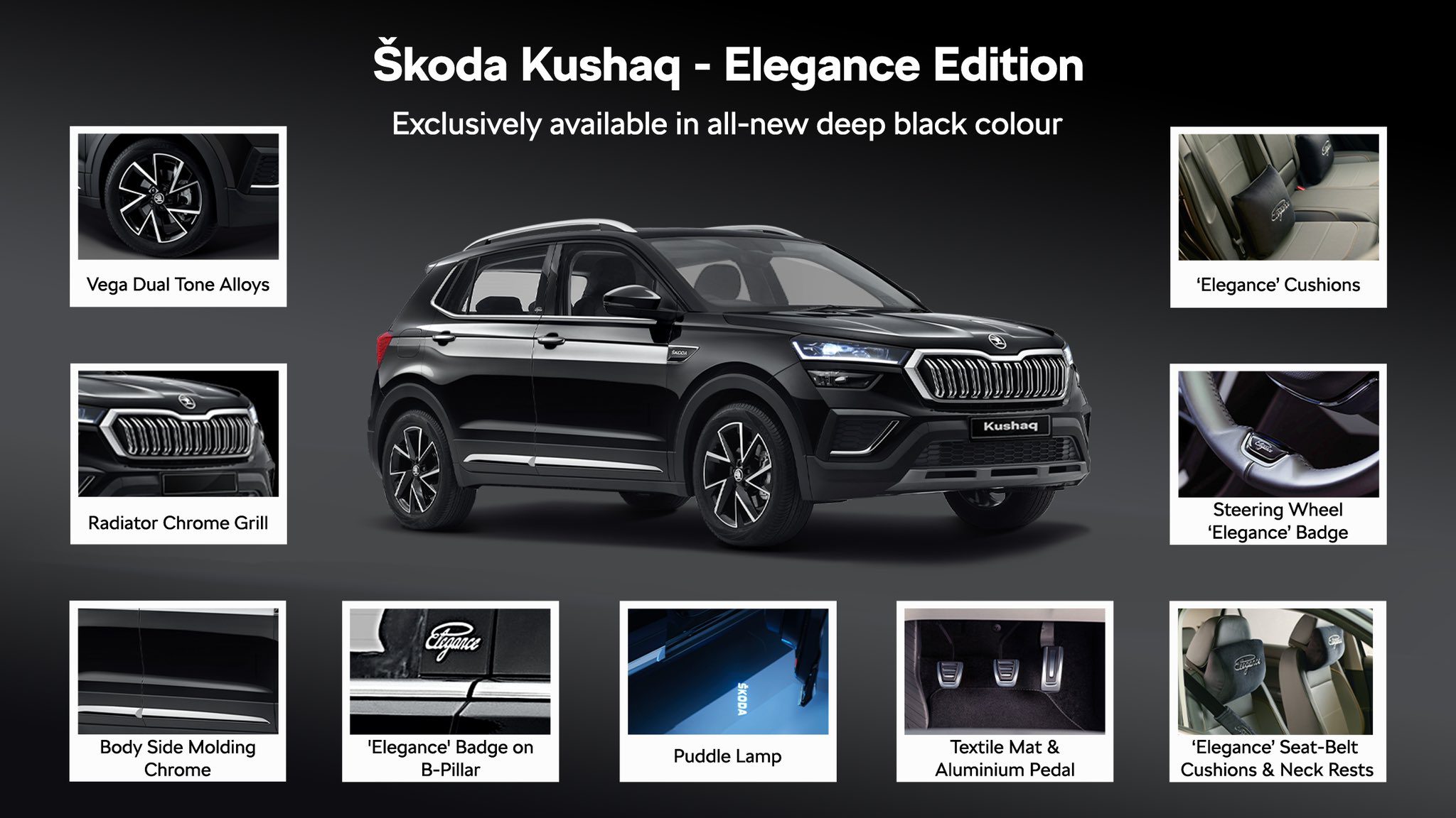 skoda kushaq elegance edition launched