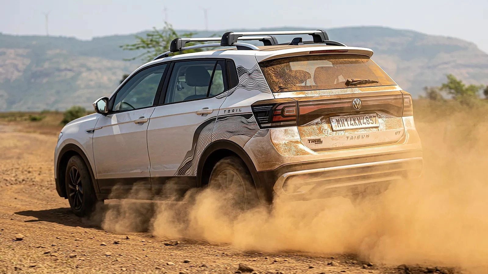 volkswagen taigun gt trial edition rear
