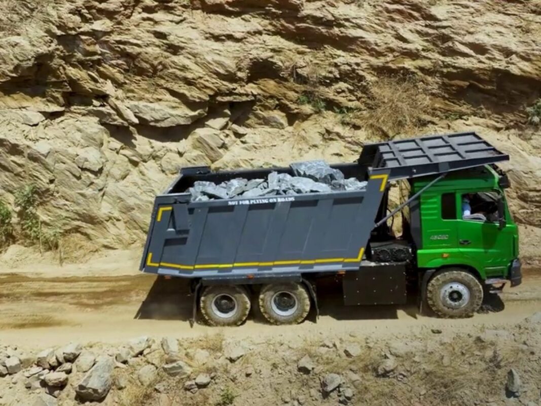 propel ev dump truck
