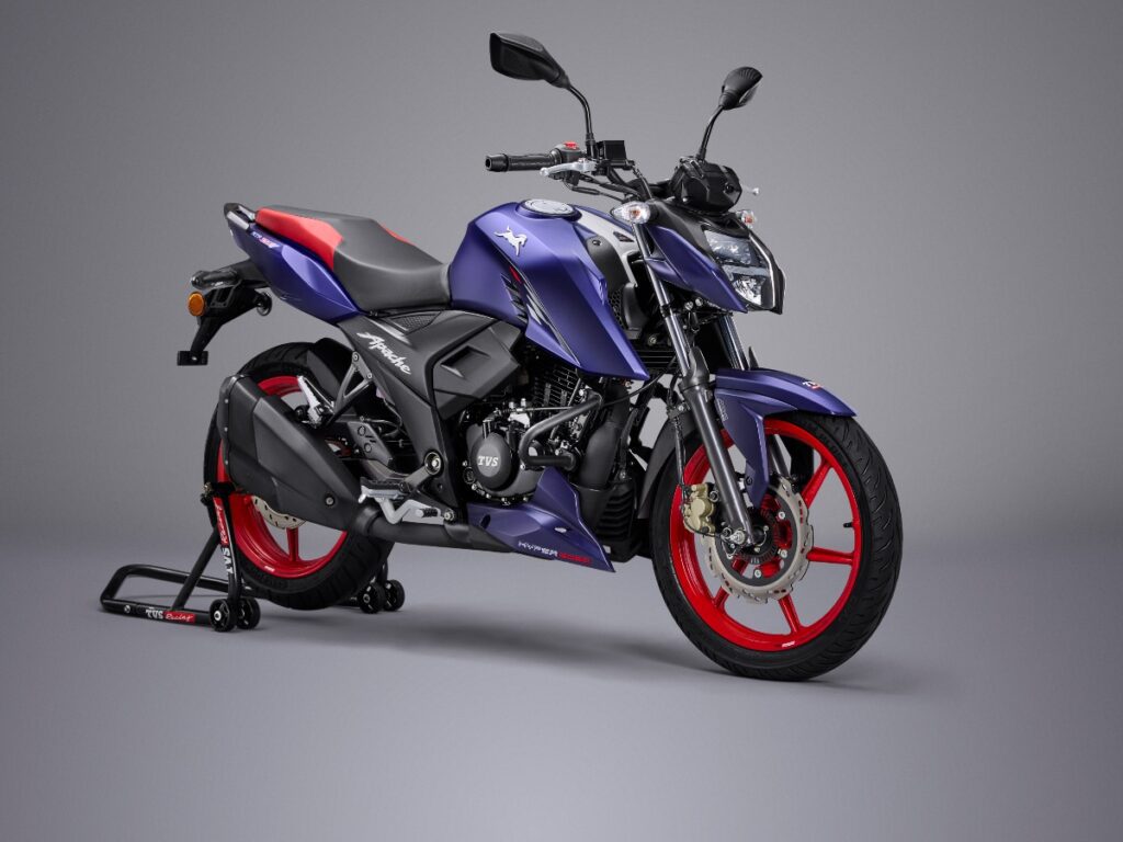 tvs apache rtr 160 4v dual channel abs