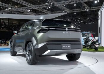 maruti evx rear view