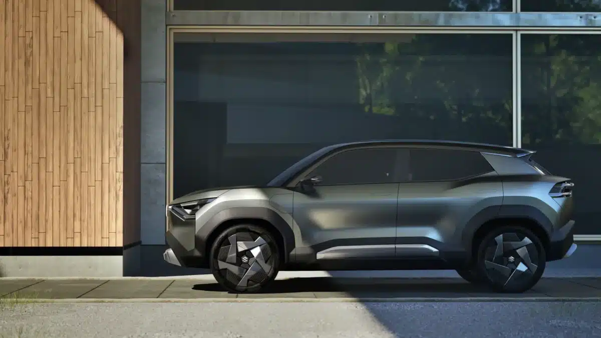 maruti suzuki evx side view