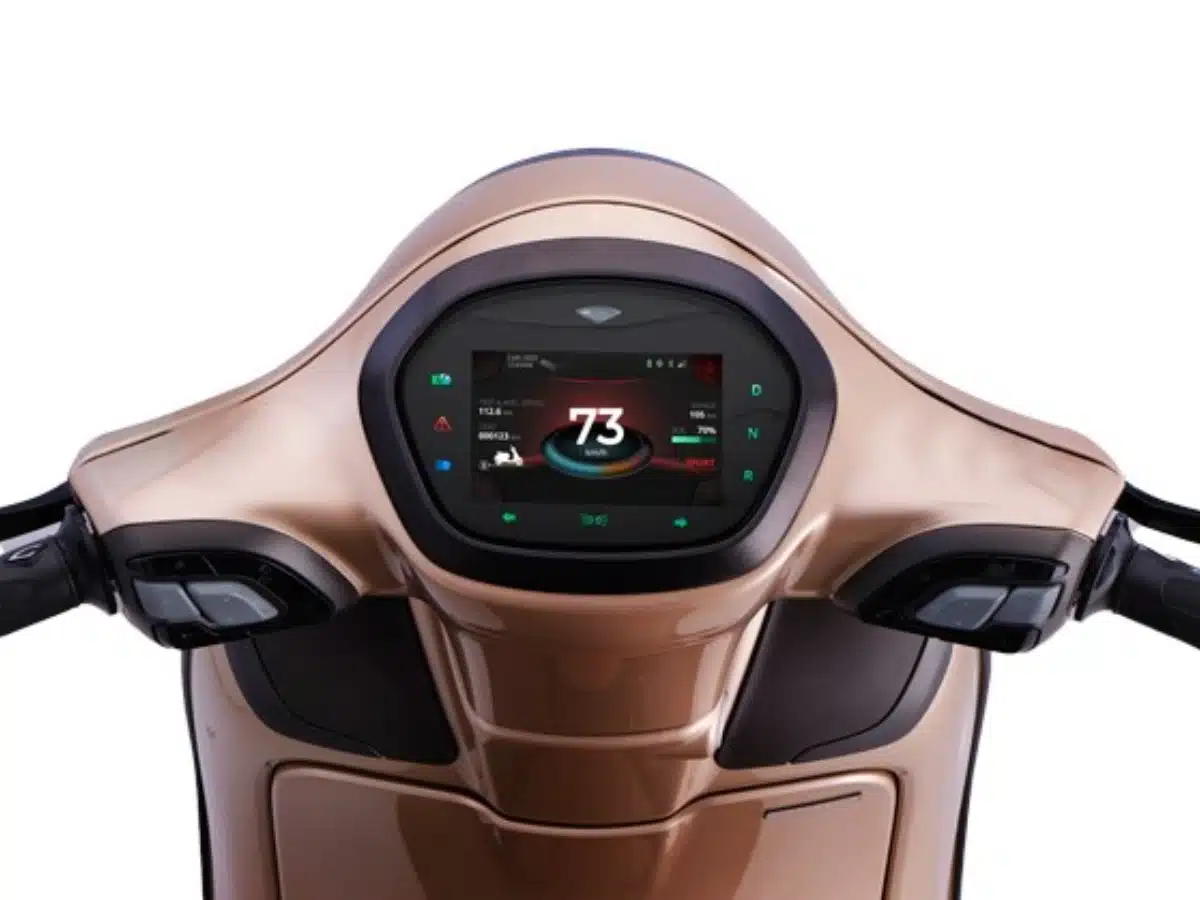2024 bajaj chetak e scooter cluster