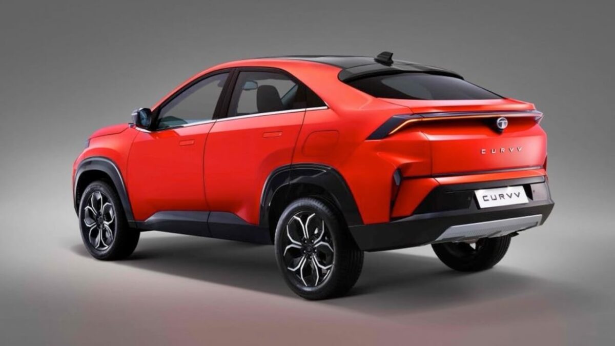 tata curvv suv rear