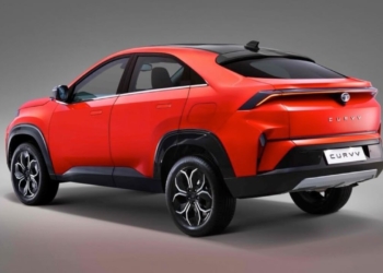 tata curvv suv rear