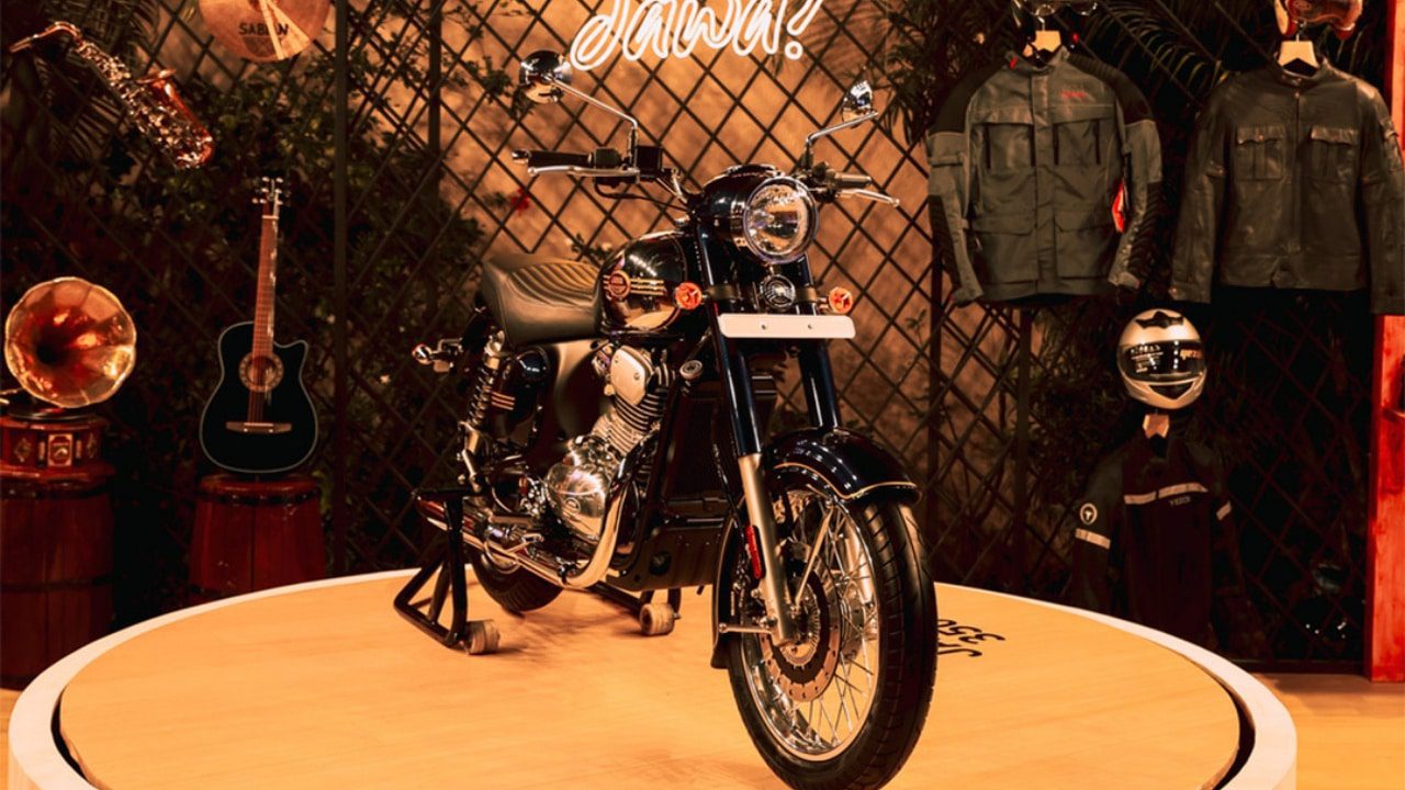 2024 jawa 350 blue colour