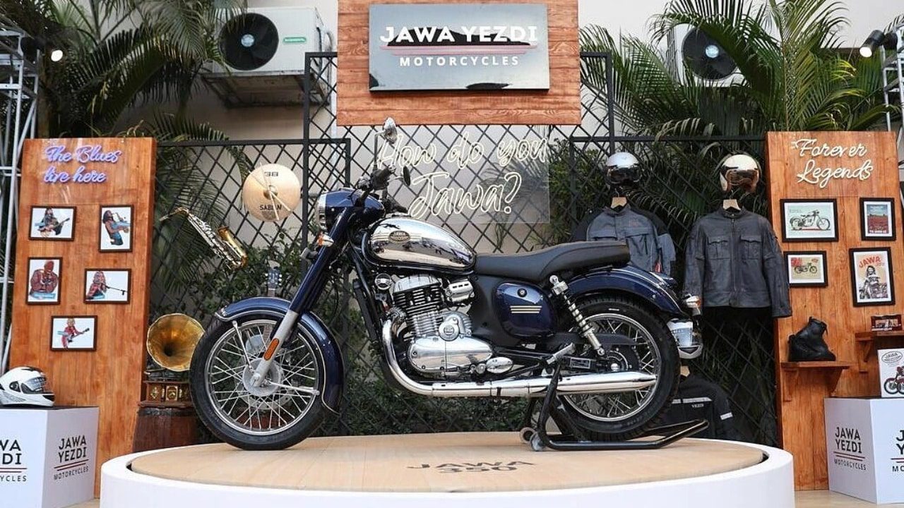 jawa 350 blue