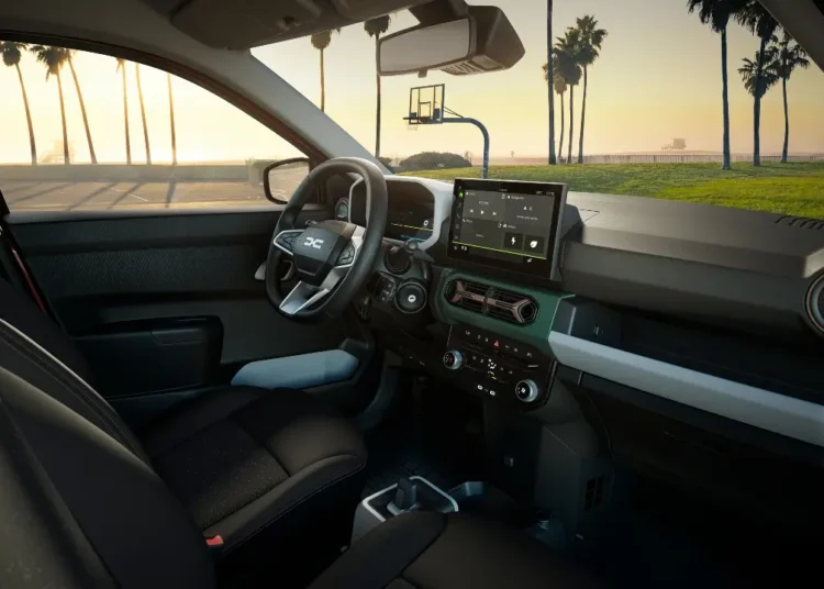 dacia spring ev interior