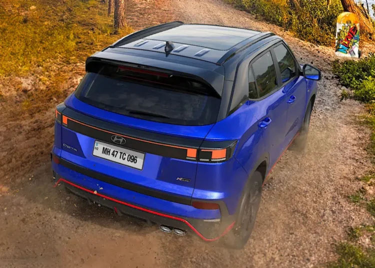 hyundai creta n-line suv rear