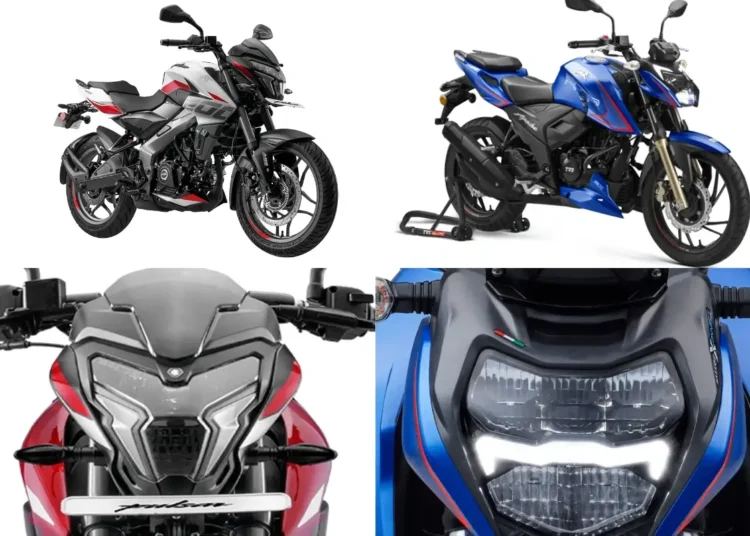 2024 பஜாஜ் பல்சர் NS200 vs டிவிஎஸ் அப்பாச்சி RTR 200 4V