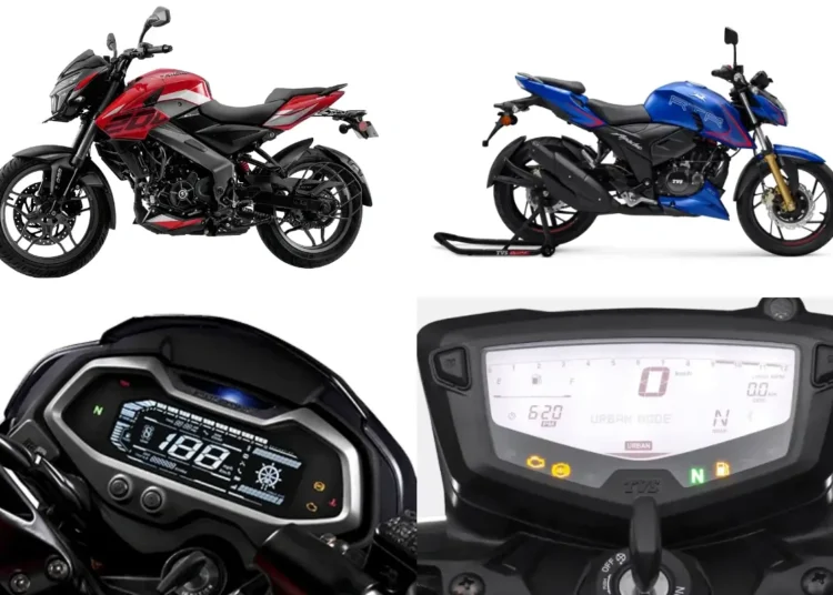 2024 பஜாஜ் பல்சர் NS200 vs டிவிஎஸ் அப்பாச்சி RTR 200 4V