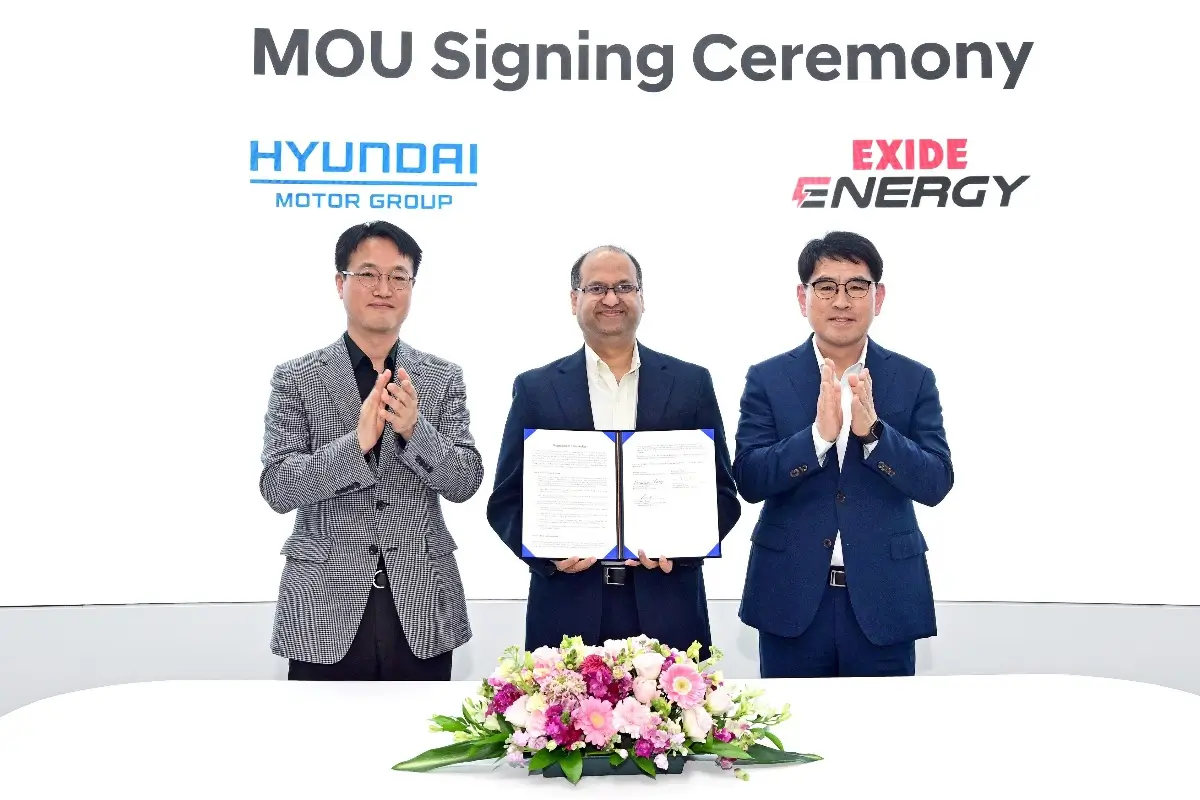 Hyundai and Kia partner Exide Energy 