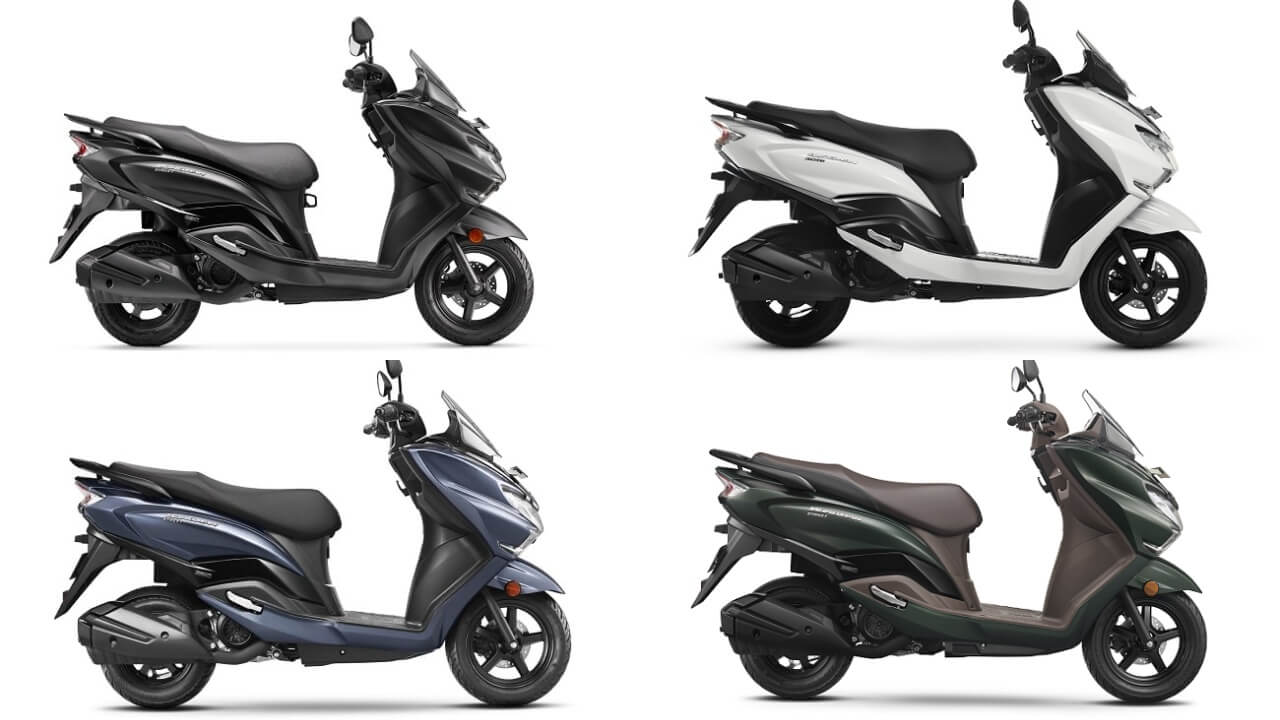 2024 Suzuki Burgman street price and colours