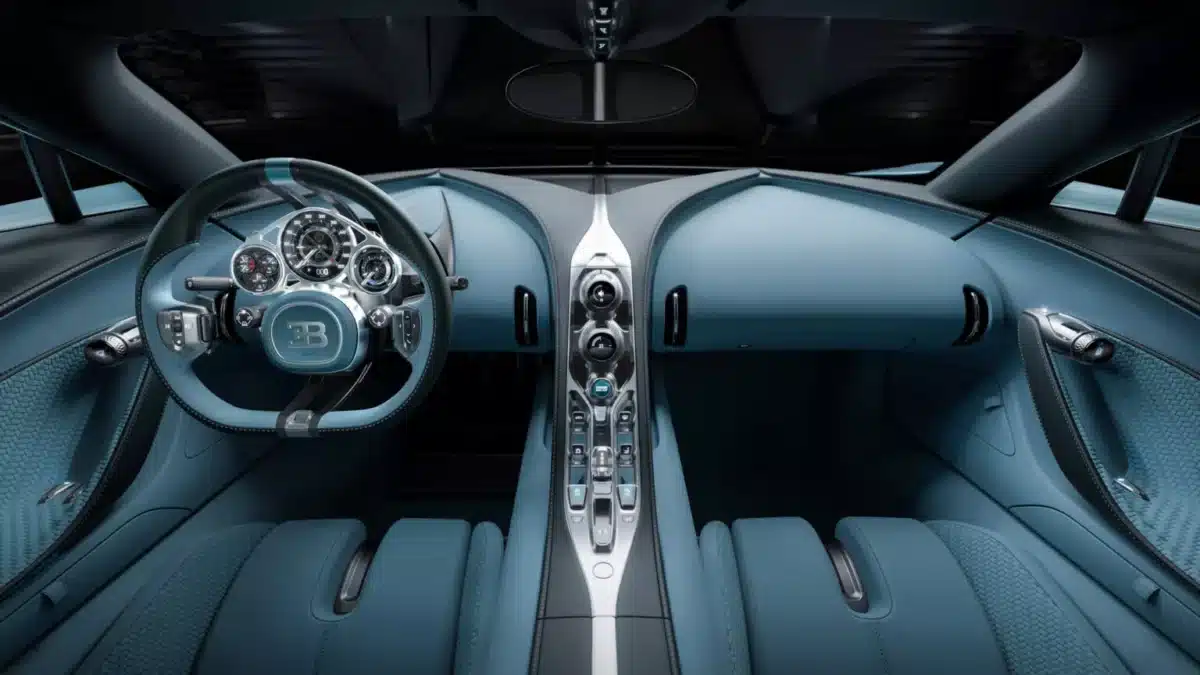 Bugatti Tourbillon dashboard