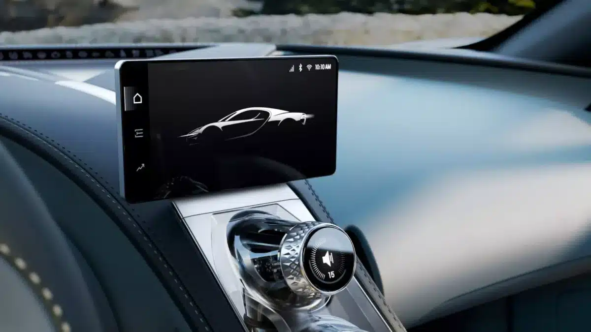 Bugatti Tourbillon digital cluster