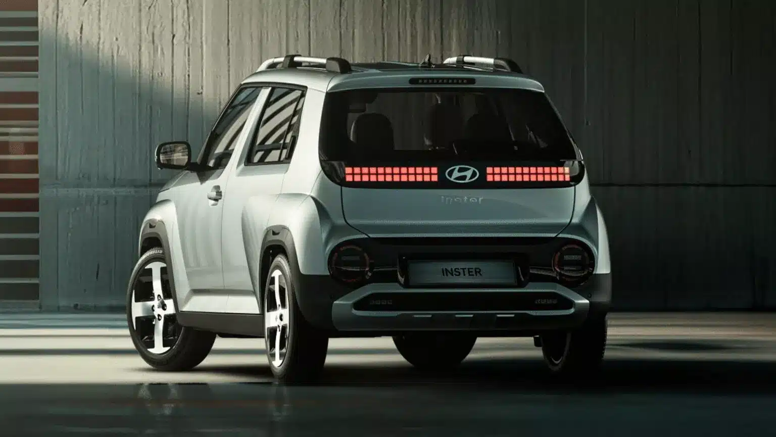 Hyundai Inster rear view