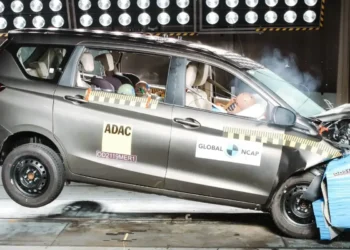 GNCAPல் மாருதி சுசூகி எர்டிகா 1 நட்சத்திரம் மதிப்பீடு பெற்றது