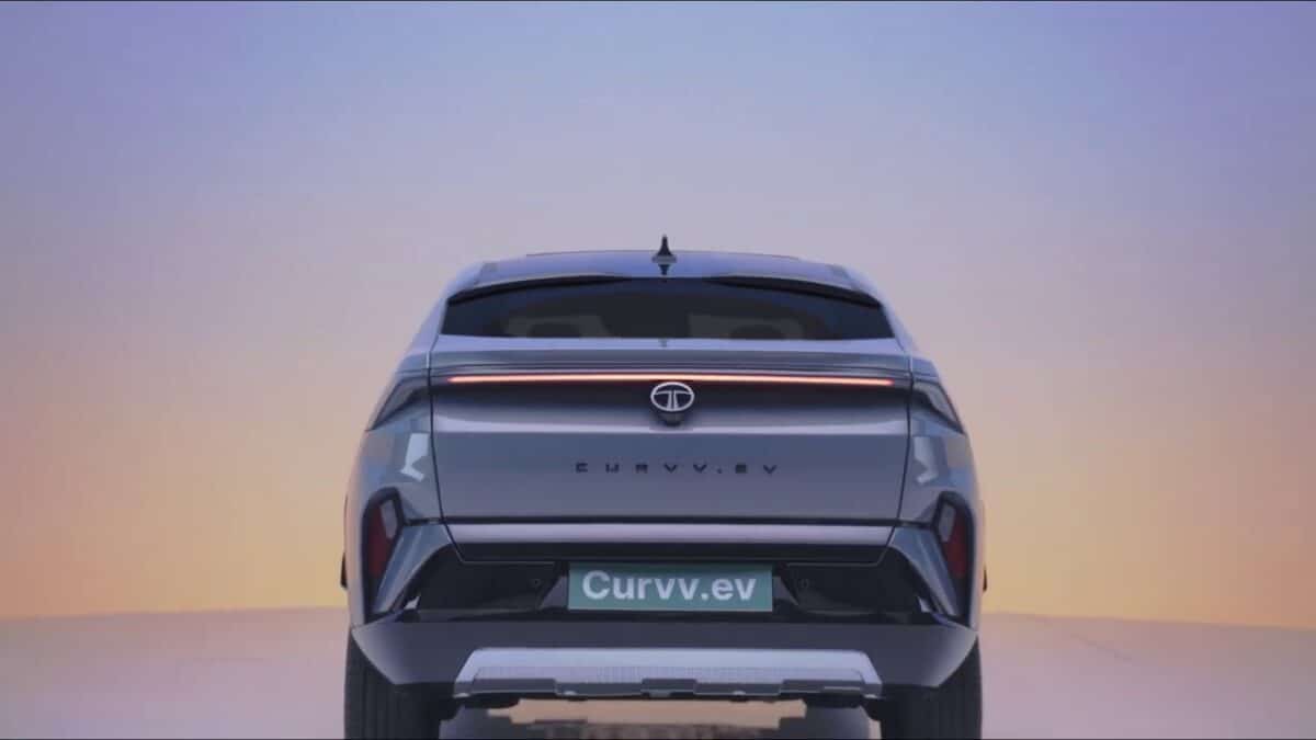 tata curvv.ev rear view
