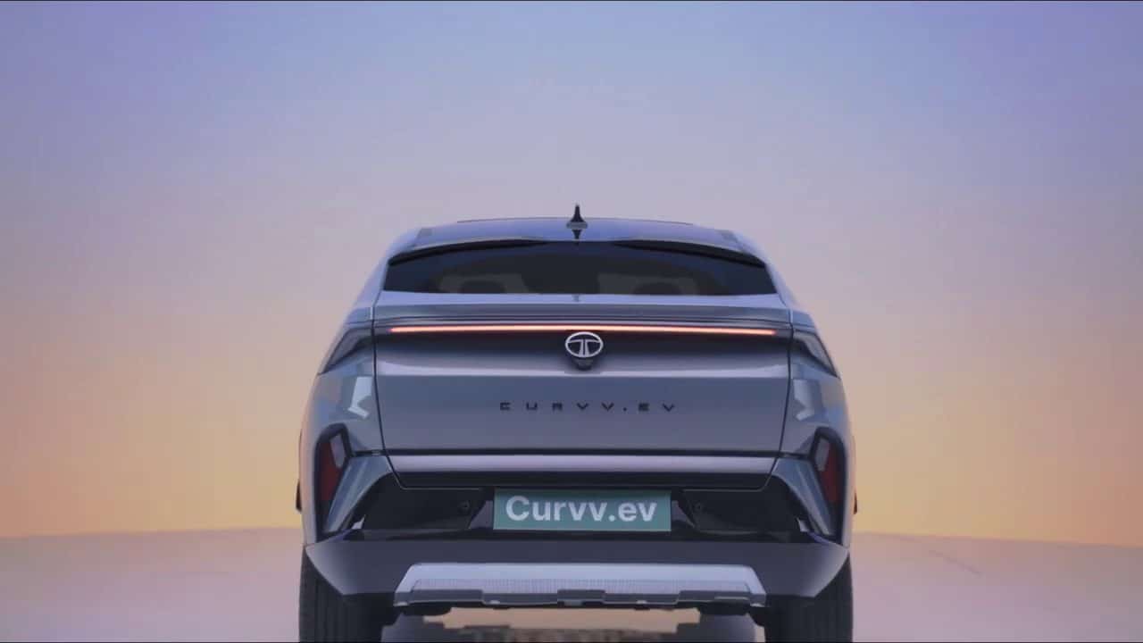 tata curvv.ev rear view