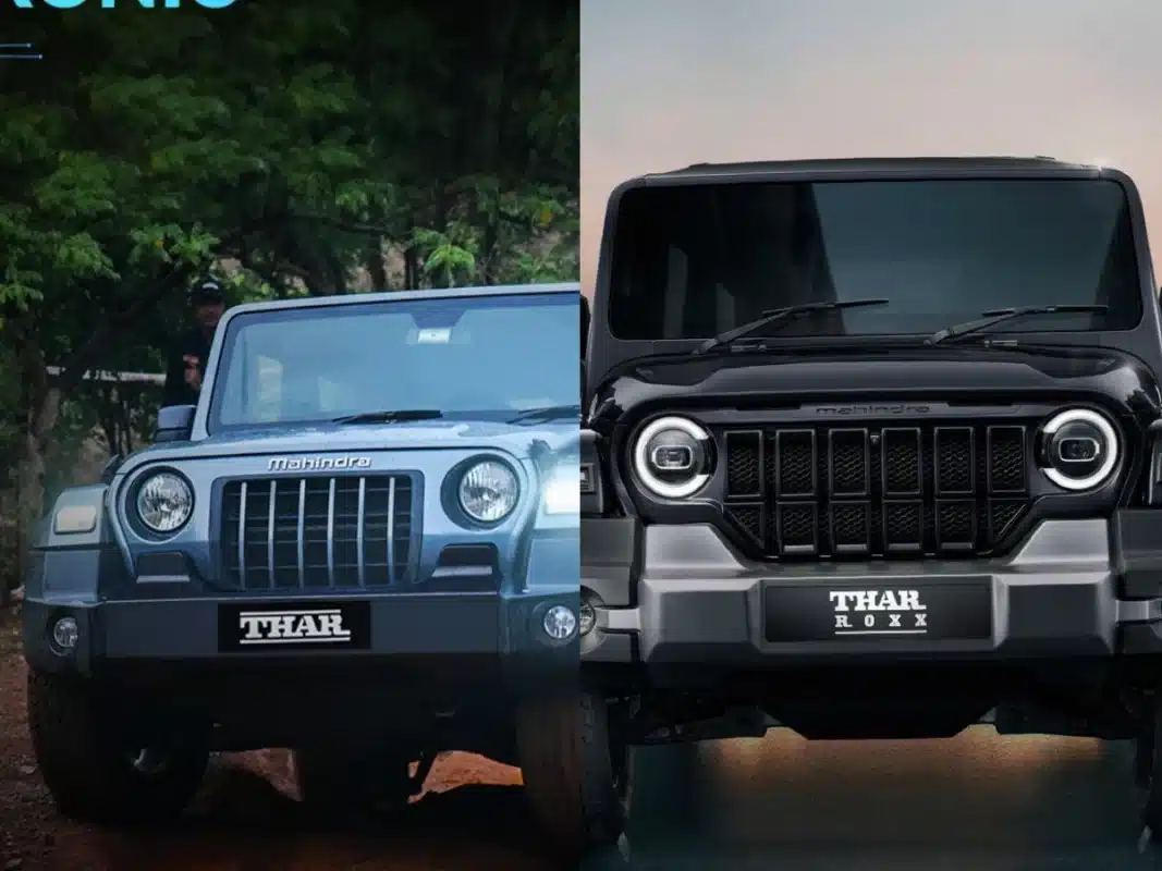 mahindra thar roxx vs thar